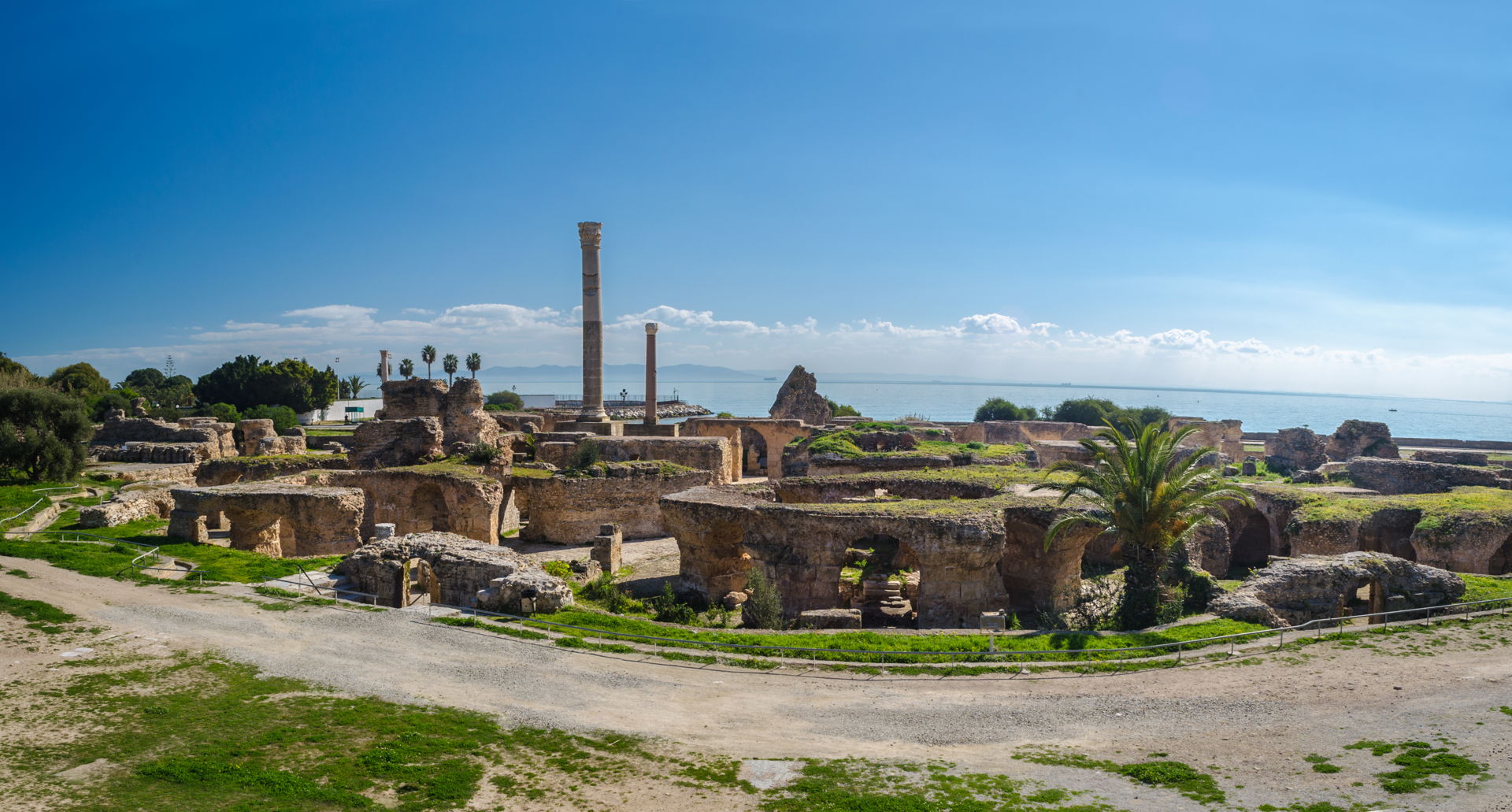 The Baths of Antoninus, baths of carthage, antonius baths, what to do in carthage tunisia, sightseeing carthage, punic civilization, backpacking tunisia, backpacking carthage, guide to carthage, how to visit carthage