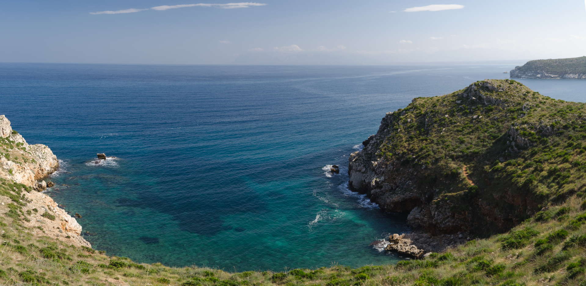 cala rossa, rossa beach, rossa bay sicily, secret beach sicily, itinerary for 4 days in sicily